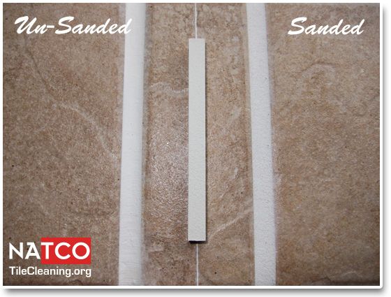 What is sanded vs. unsanded grout