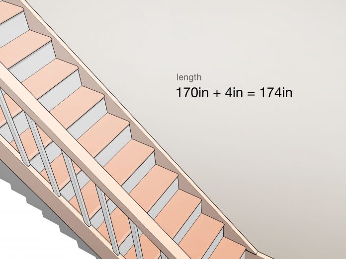 how to measure stairs for carpet