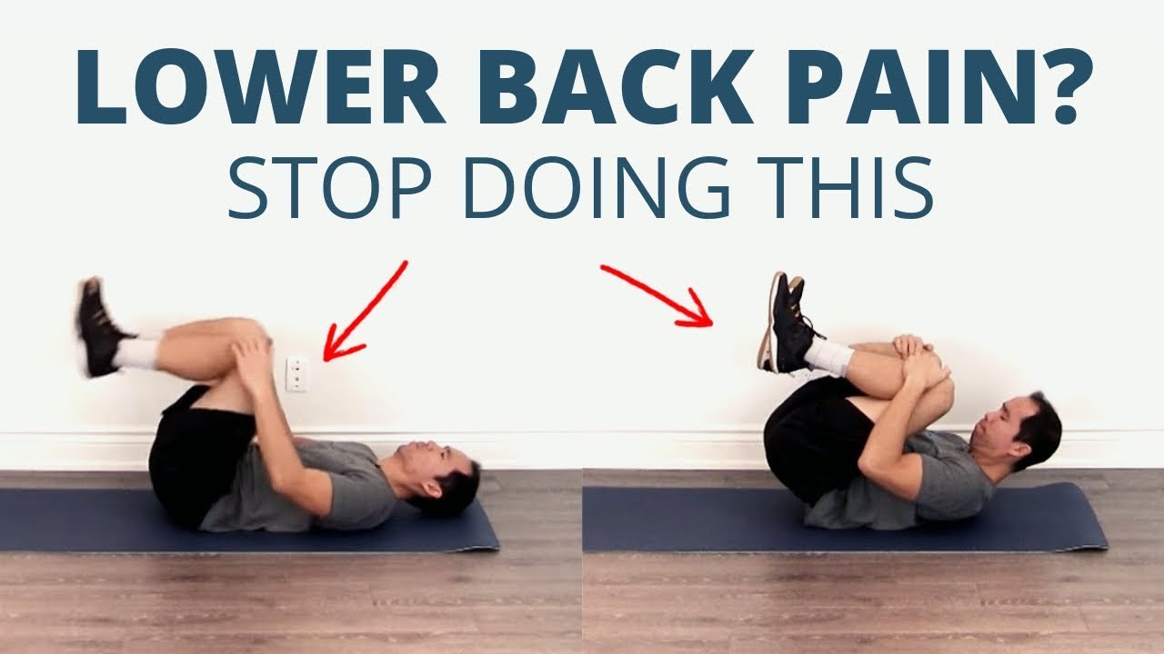 How do you release right side lower back pain?