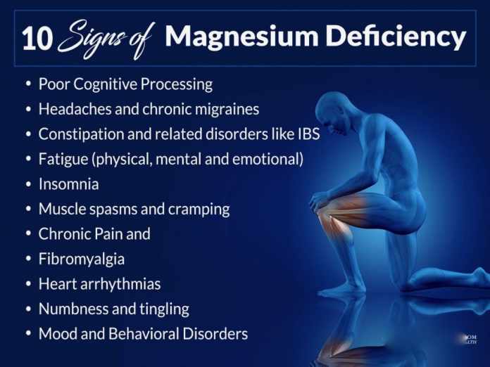 symptoms of low magnesium